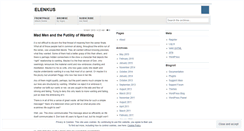Desktop Screenshot of elenkus.wordpress.com