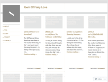 Tablet Screenshot of gemfairylove.wordpress.com