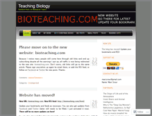 Tablet Screenshot of bioteaching.wordpress.com