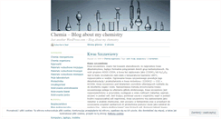 Desktop Screenshot of mojachemia.wordpress.com
