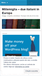 Mobile Screenshot of millemiglia.wordpress.com