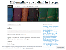 Tablet Screenshot of millemiglia.wordpress.com