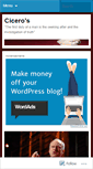 Mobile Screenshot of cicerolounge.wordpress.com