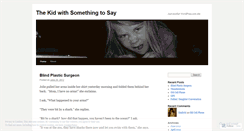 Desktop Screenshot of kidsays.wordpress.com