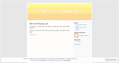 Desktop Screenshot of petvip.wordpress.com