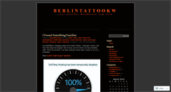 Desktop Screenshot of berlintattookw.wordpress.com