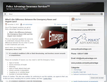 Tablet Screenshot of policyadvantage.wordpress.com
