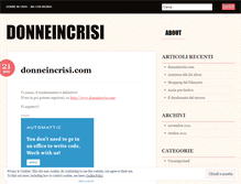 Tablet Screenshot of donneincrisi.wordpress.com