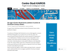 Tablet Screenshot of centrostudikairos.wordpress.com