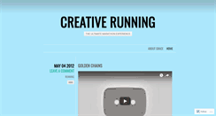 Desktop Screenshot of creativerunning.wordpress.com