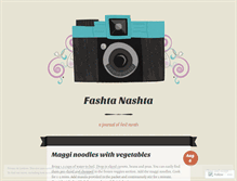 Tablet Screenshot of fashtanashta.wordpress.com