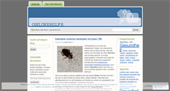 Desktop Screenshot of onlinehilfe.wordpress.com