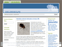 Tablet Screenshot of onlinehilfe.wordpress.com