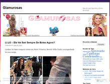 Tablet Screenshot of glamurosas.wordpress.com