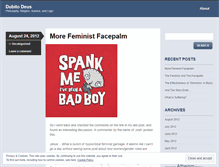 Tablet Screenshot of dubitodeus.wordpress.com