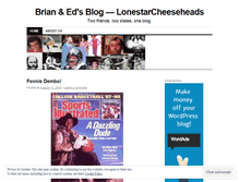 Tablet Screenshot of lonestarcheeseheads.wordpress.com