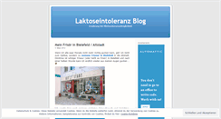 Desktop Screenshot of laktoseintoleranz.wordpress.com