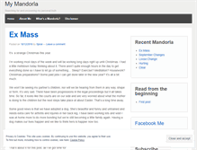 Tablet Screenshot of mymandorla.wordpress.com