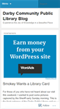 Mobile Screenshot of darbylibrary.wordpress.com