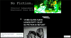 Desktop Screenshot of nofictionclub.wordpress.com