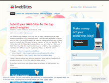 Tablet Screenshot of iwebsites.wordpress.com