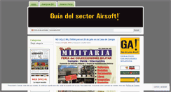 Desktop Screenshot of guiadeairsoft.wordpress.com