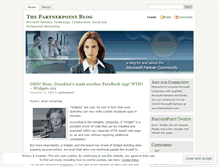 Tablet Screenshot of partnerpoint.wordpress.com
