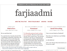 Tablet Screenshot of farjiaadmi.wordpress.com