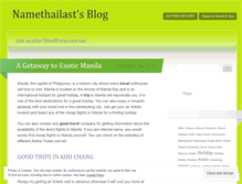 Tablet Screenshot of namethailast.wordpress.com