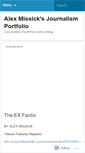 Mobile Screenshot of aamissick.wordpress.com