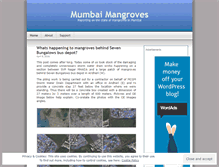 Tablet Screenshot of mumbaimangroves.wordpress.com