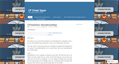 Desktop Screenshot of cpcheatspyer.wordpress.com