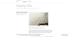 Desktop Screenshot of hayleydix.wordpress.com