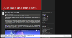 Desktop Screenshot of ducttapeandhandcuffs.wordpress.com