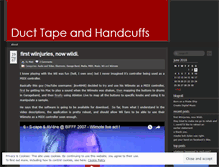 Tablet Screenshot of ducttapeandhandcuffs.wordpress.com