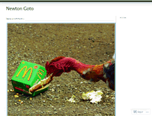 Tablet Screenshot of newtongoto.wordpress.com