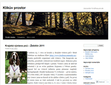 Tablet Screenshot of pavelklika.wordpress.com