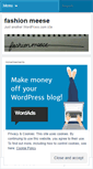 Mobile Screenshot of fashionmeese.wordpress.com