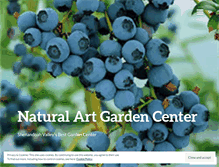 Tablet Screenshot of naturalartgarden.wordpress.com