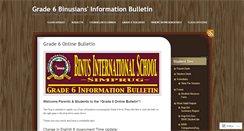 Desktop Screenshot of binusmyp6.wordpress.com