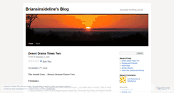 Desktop Screenshot of briansinsideline.wordpress.com