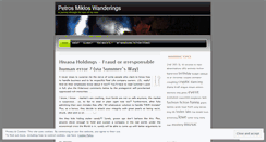 Desktop Screenshot of petrosmiklos.wordpress.com