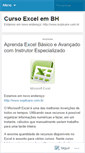 Mobile Screenshot of cursoexcelbh.wordpress.com