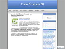 Tablet Screenshot of cursoexcelbh.wordpress.com