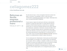 Tablet Screenshot of celiagomez222.wordpress.com
