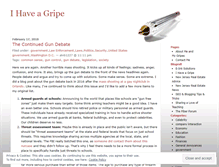 Tablet Screenshot of ihaveagripe.wordpress.com