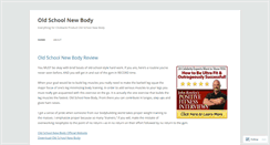 Desktop Screenshot of blogoldschoolnew.wordpress.com