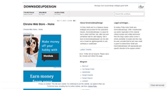 Desktop Screenshot of downsideupdesign.wordpress.com
