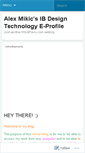 Mobile Screenshot of alexmikic.wordpress.com