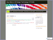 Tablet Screenshot of alexmikic.wordpress.com